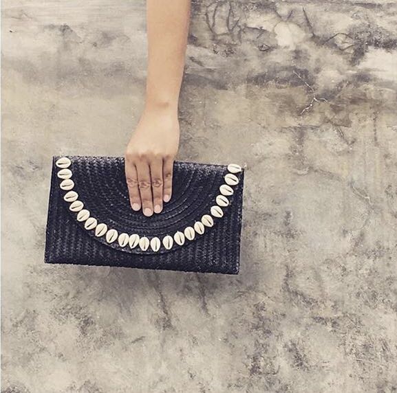 Straw Woven Handbag, Summer Shoulder Bag Pearl Top Handle