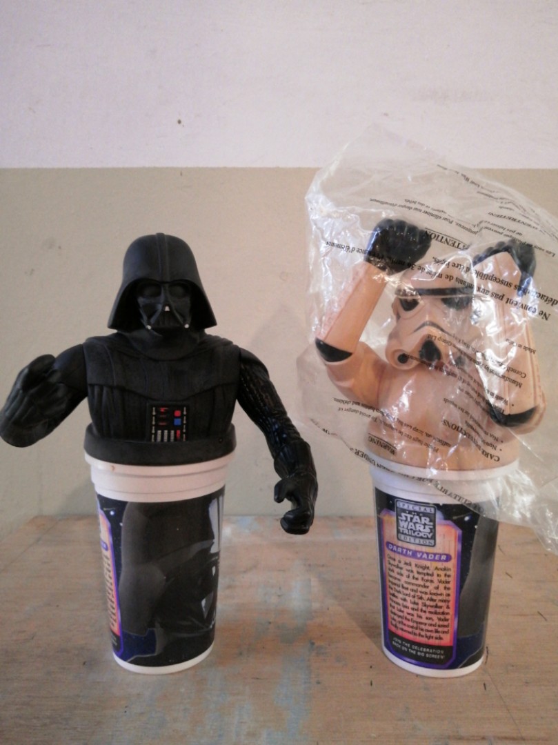 Star Wars Special Edition Taco Bell Cup Toppers Lot Darth Vader