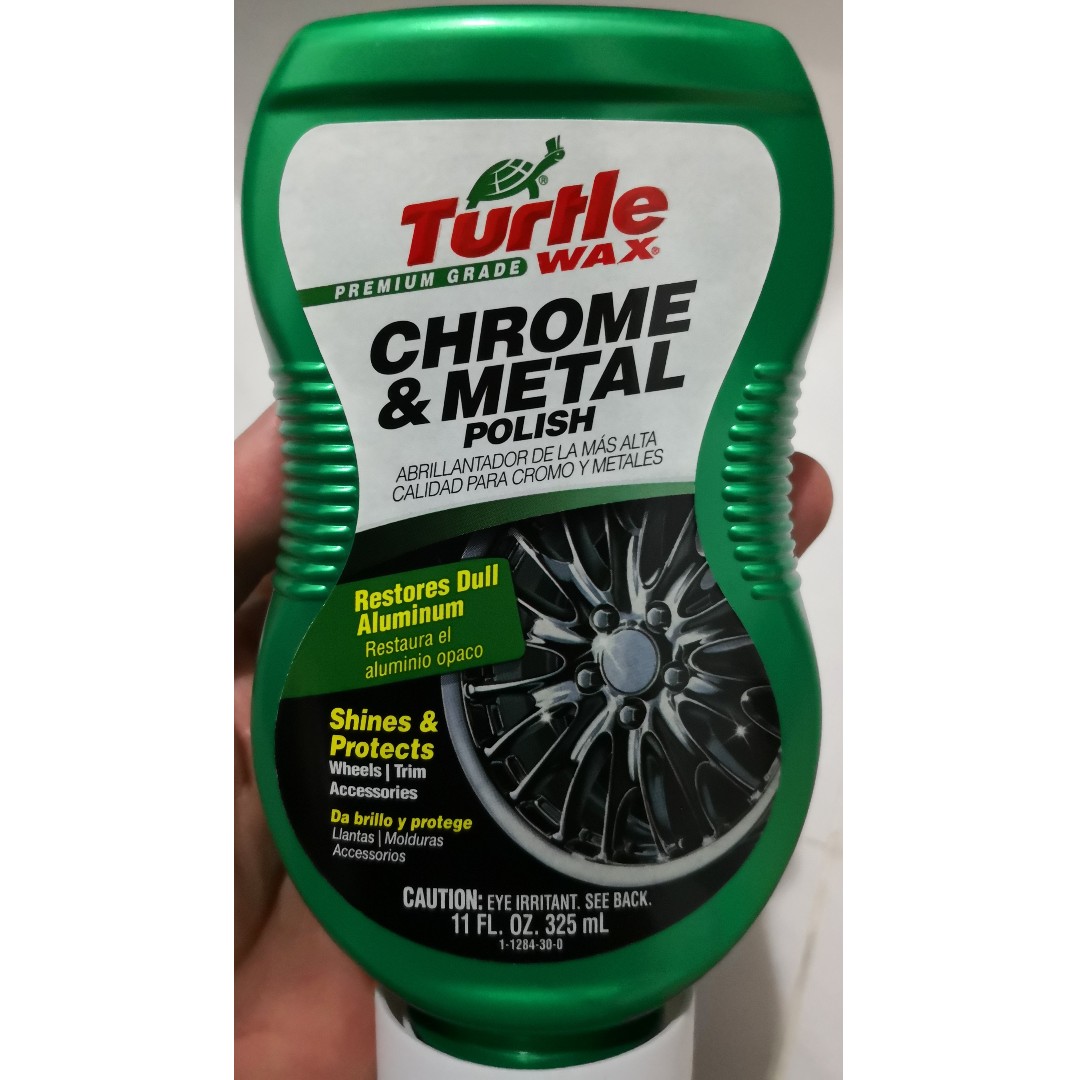 Turtle Wax T284 Premium Grade Chrome & Metal Polish 325ml, Car
