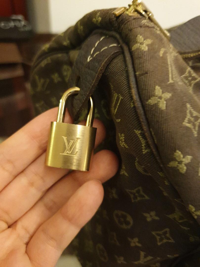 Speedy cloth handbag Louis Vuitton Brown in Cloth - 38823014