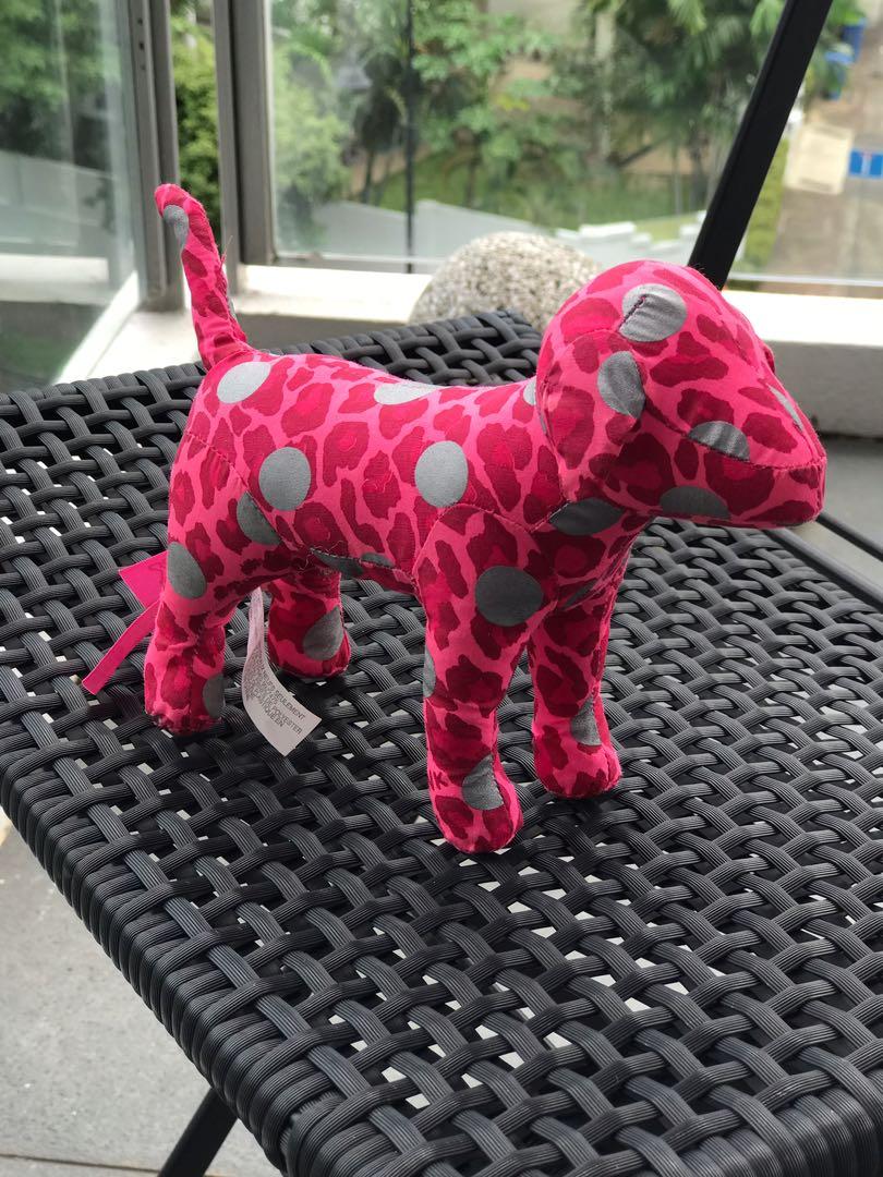 Victoria's secret pink stuffed dog hotsell