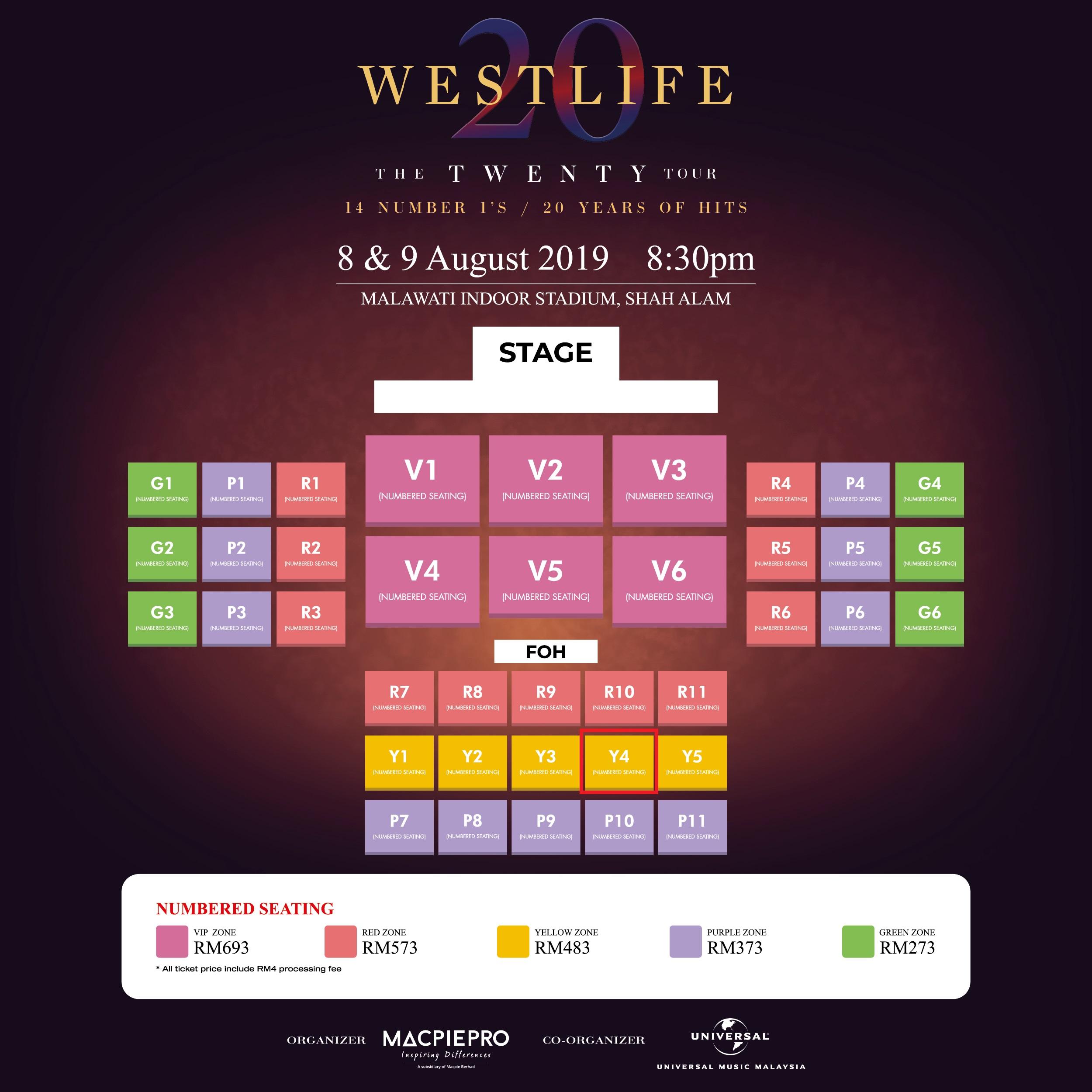 Westlife 2020 Tickets Malaysia Entertainment Events Concerts On Carousell