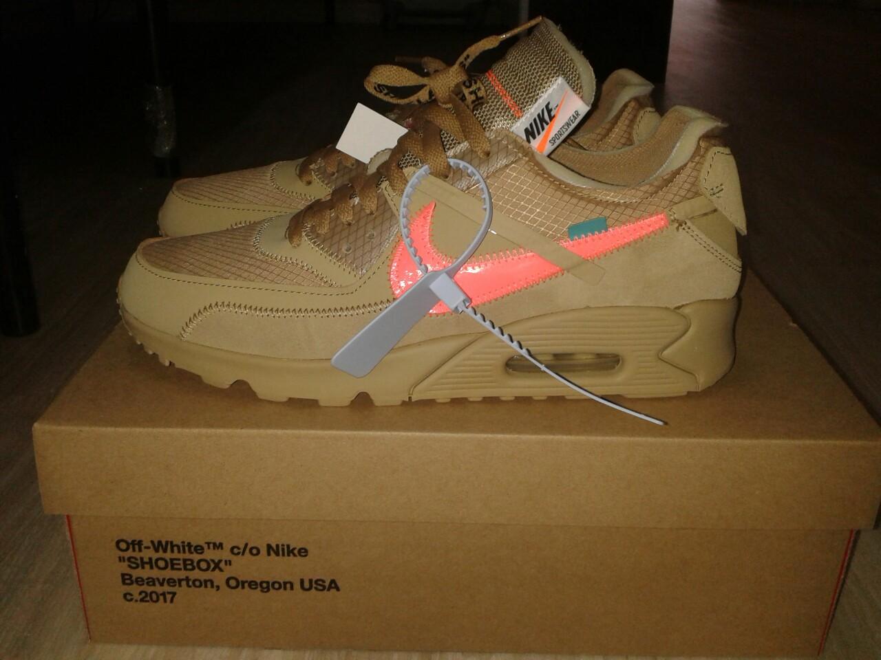 WTT WTS Nike off white am90 desert ore Men s Fashion Footwear Sneakers on Carousell