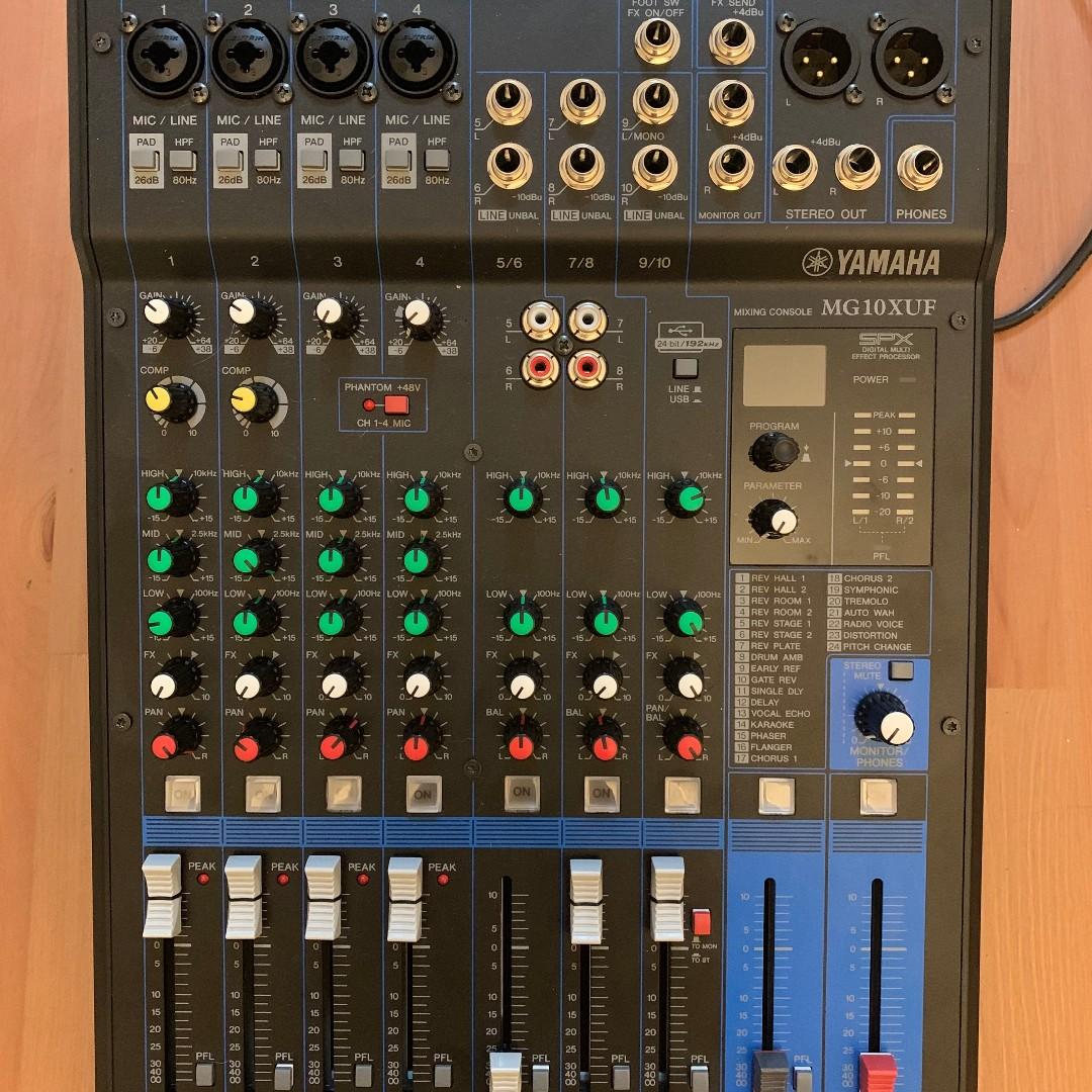 Yamaha MG10XUF Mixer, Music & Media, Music Instruments on Carousell