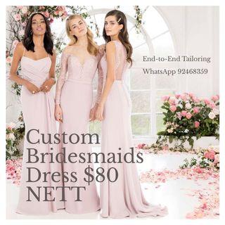 Custom Made Bridesmaids Dress