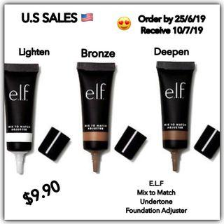Orders open: E.l.f Mix to Match Undertone Foundation Adjuster