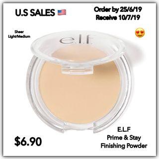 Orders open: e.l.f Prime & Stay Finishing Powder from USA w