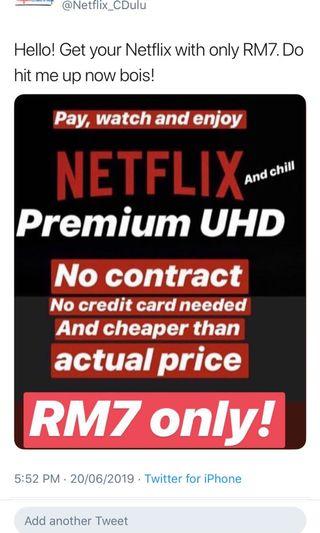 Netflix Premium Acc