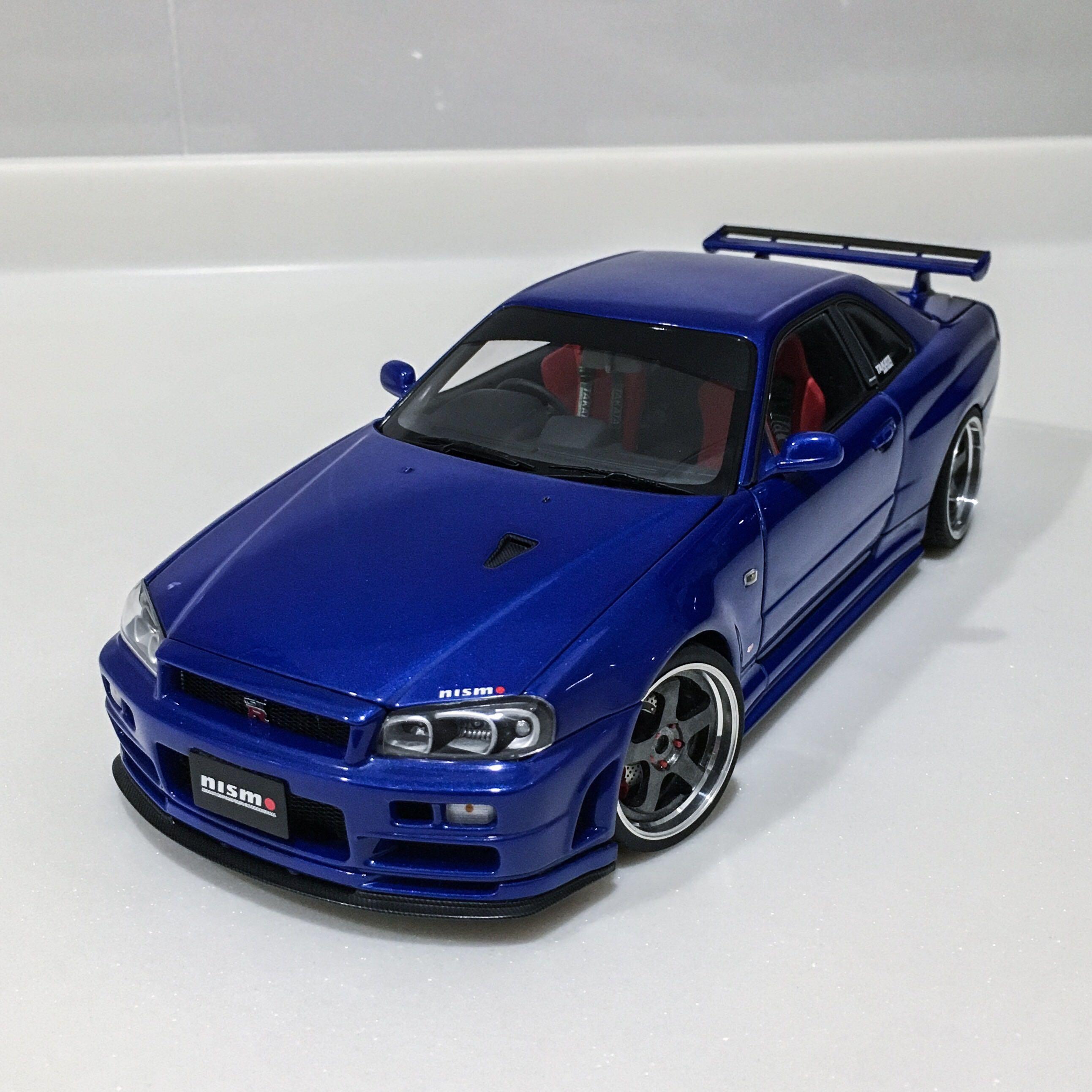 1 18 Autoart Nissan Skyline Gtr R34 V Spec Ll Sports Resetting Toys Games Others On Carousell