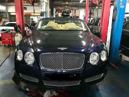 Luxury car maintenance