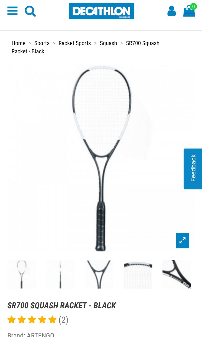 decathlon squash rackets