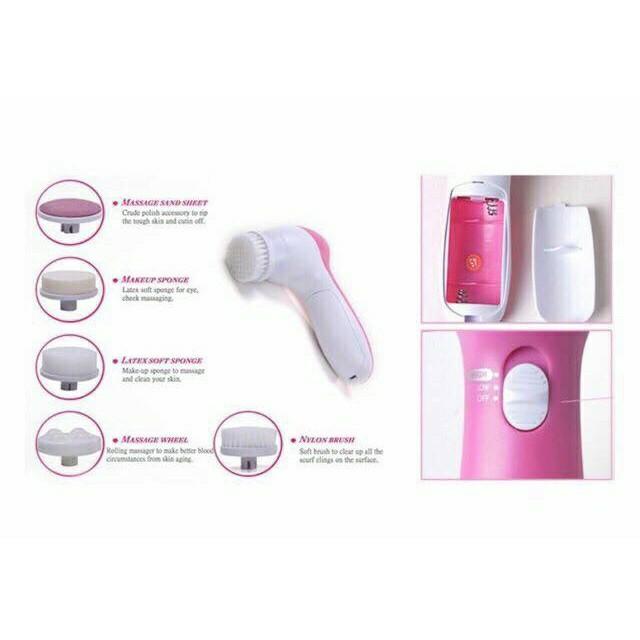 5 in 1 Beauty Care Massager (Category: Massage Devices) located in Quezon City. Submitted by sunnyseven7 (Listing ID 235730409, Image 2). Description: Sand Sheet Massager Sponge Facial Scrub Brush Spa Facial Cleanser.