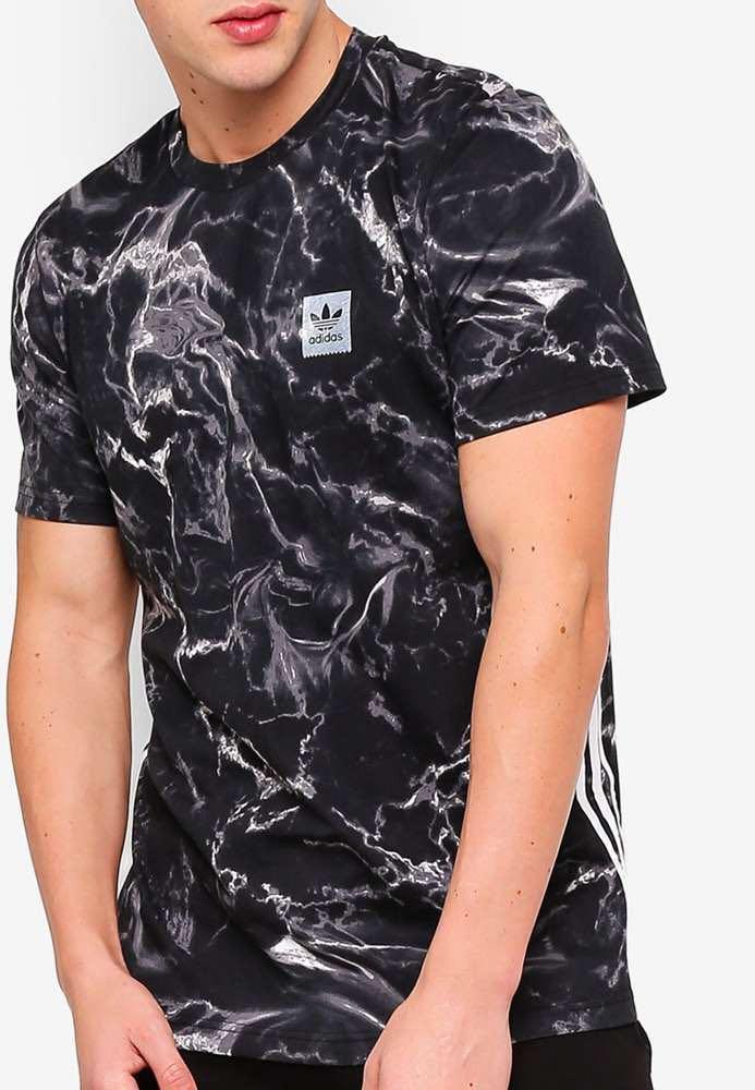 Adidas Black Marble T Men's Fashion, & Sets, & Polo on Carousell