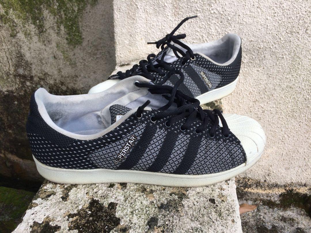 Adidas superstar 2 store black white weave pack