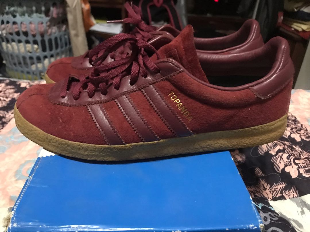 Adidas outlet topanga burgundy