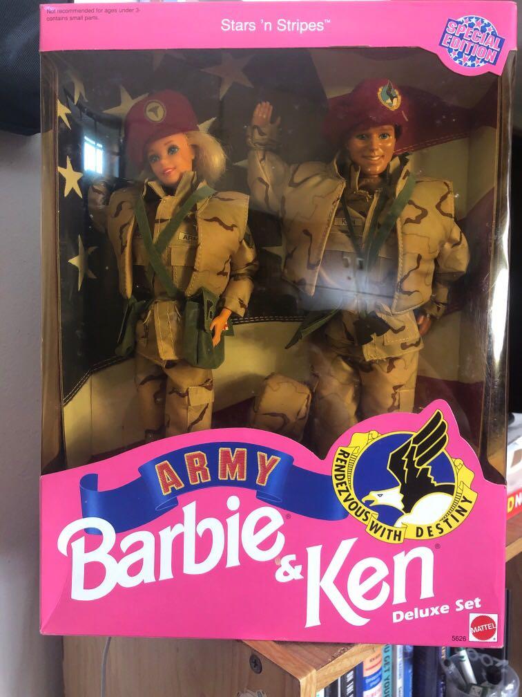 army barbie and ken