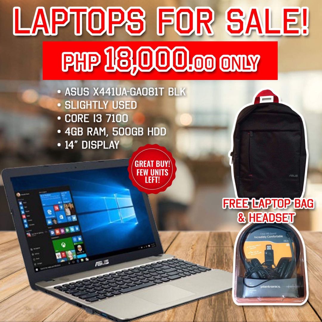 asus laptop with ups for sale