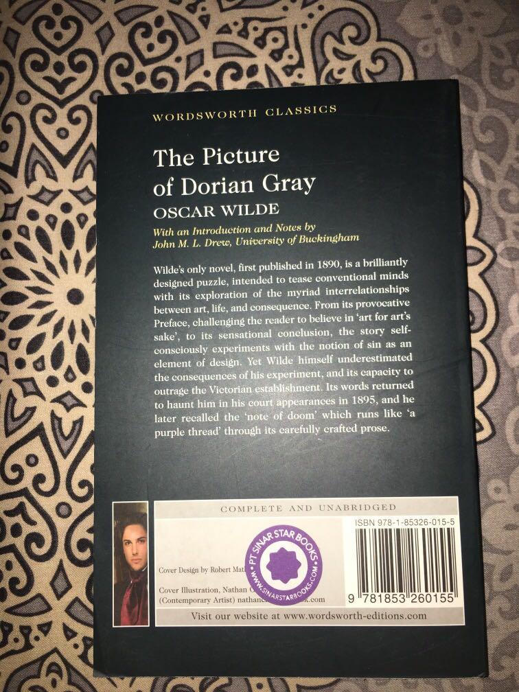 Buku Novel The Picture Of Dorian Gray Oscar Wilde Buku Alat Tulis Buku Di Carousell