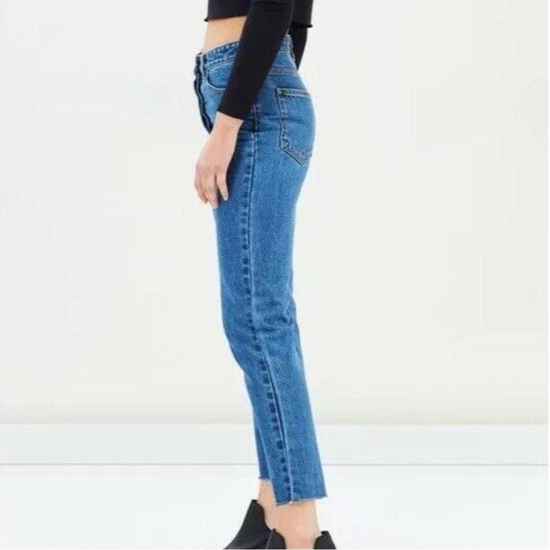 Camilla and Marc Margot Cropped Straight Leg Jeans Classic Indigo