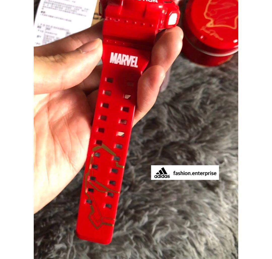 Casio G Shock X Marvel Avengers Iron Man Men s Fashion Watches Accessories Watches on Carousell