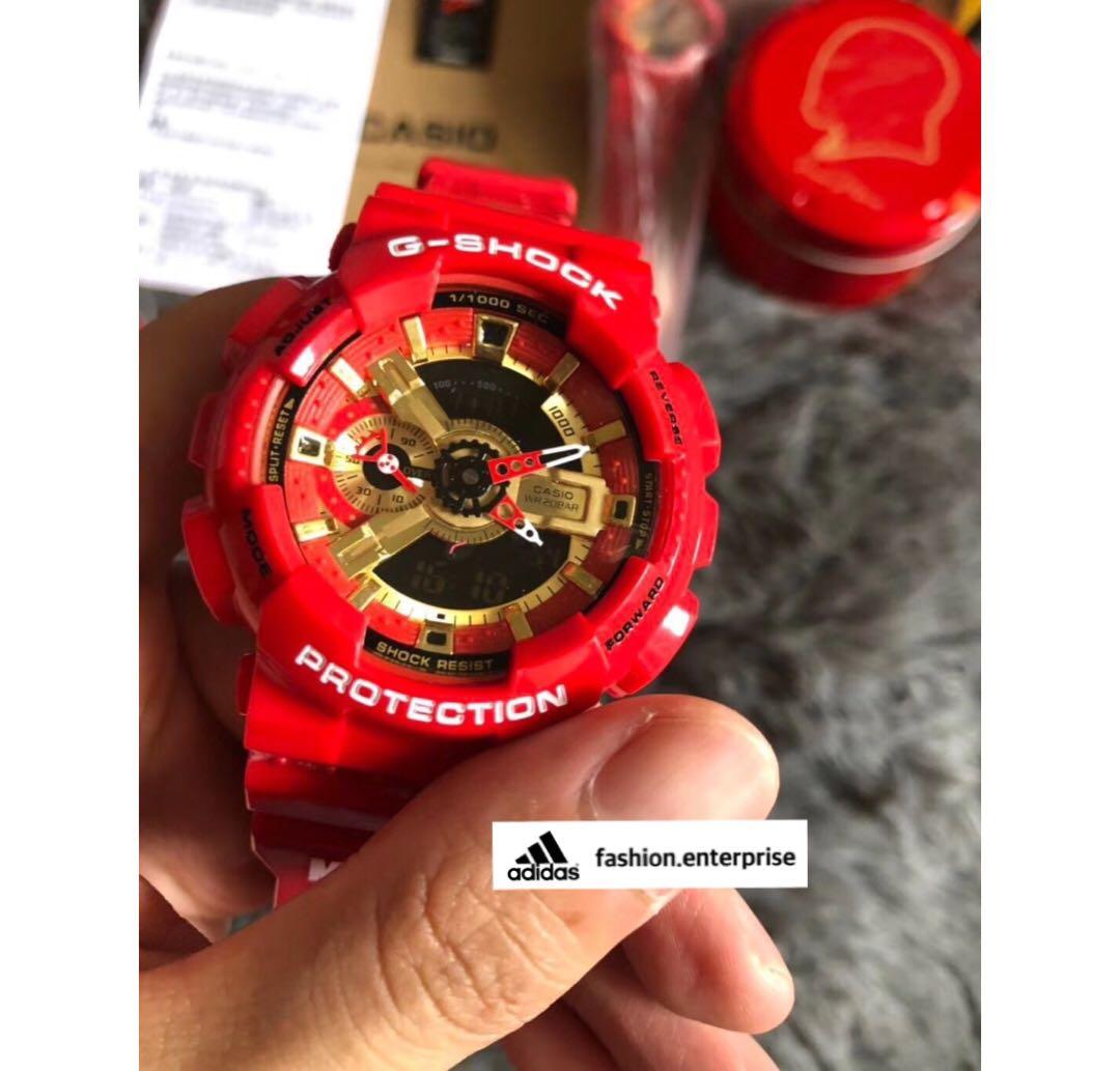 Casio G Shock X Marvel Avengers Iron Man Men s Fashion Watches Accessories Watches on Carousell