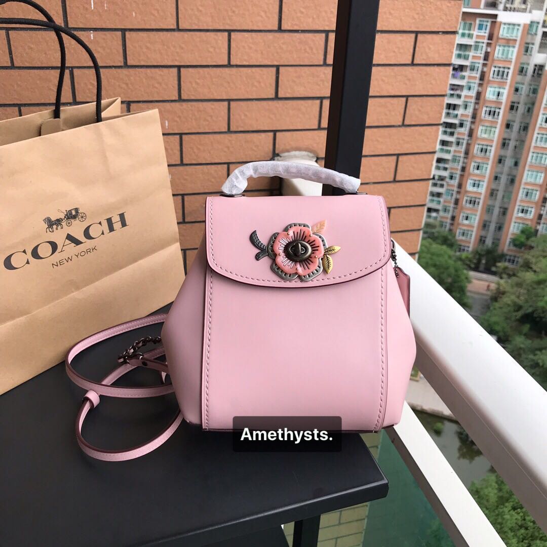 COACH Parker Bi-colour Bag in Pink
