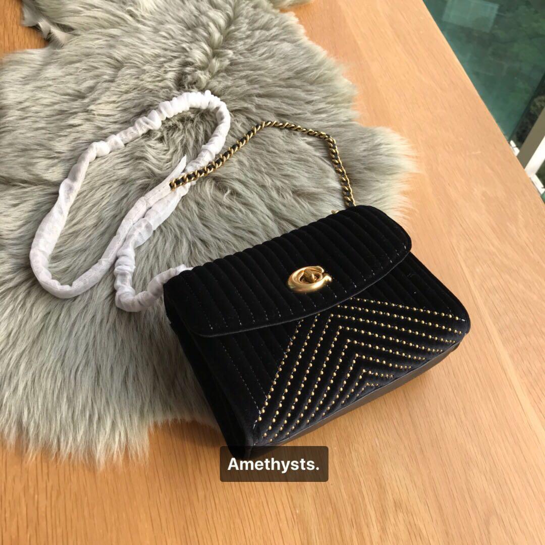 Coach clearance parker velvet