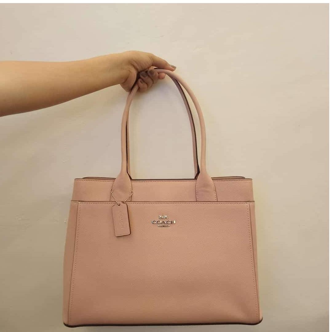 Coach peach top bag
