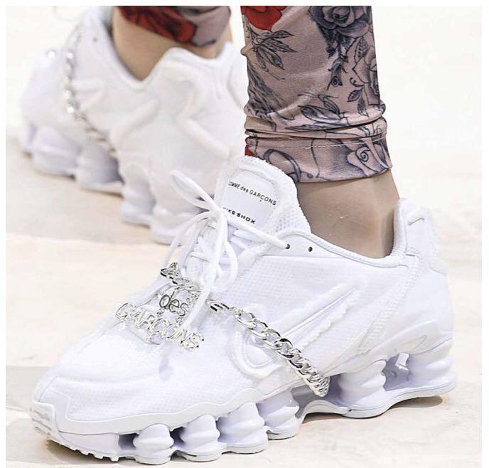comme des garçons x nike shox tl
