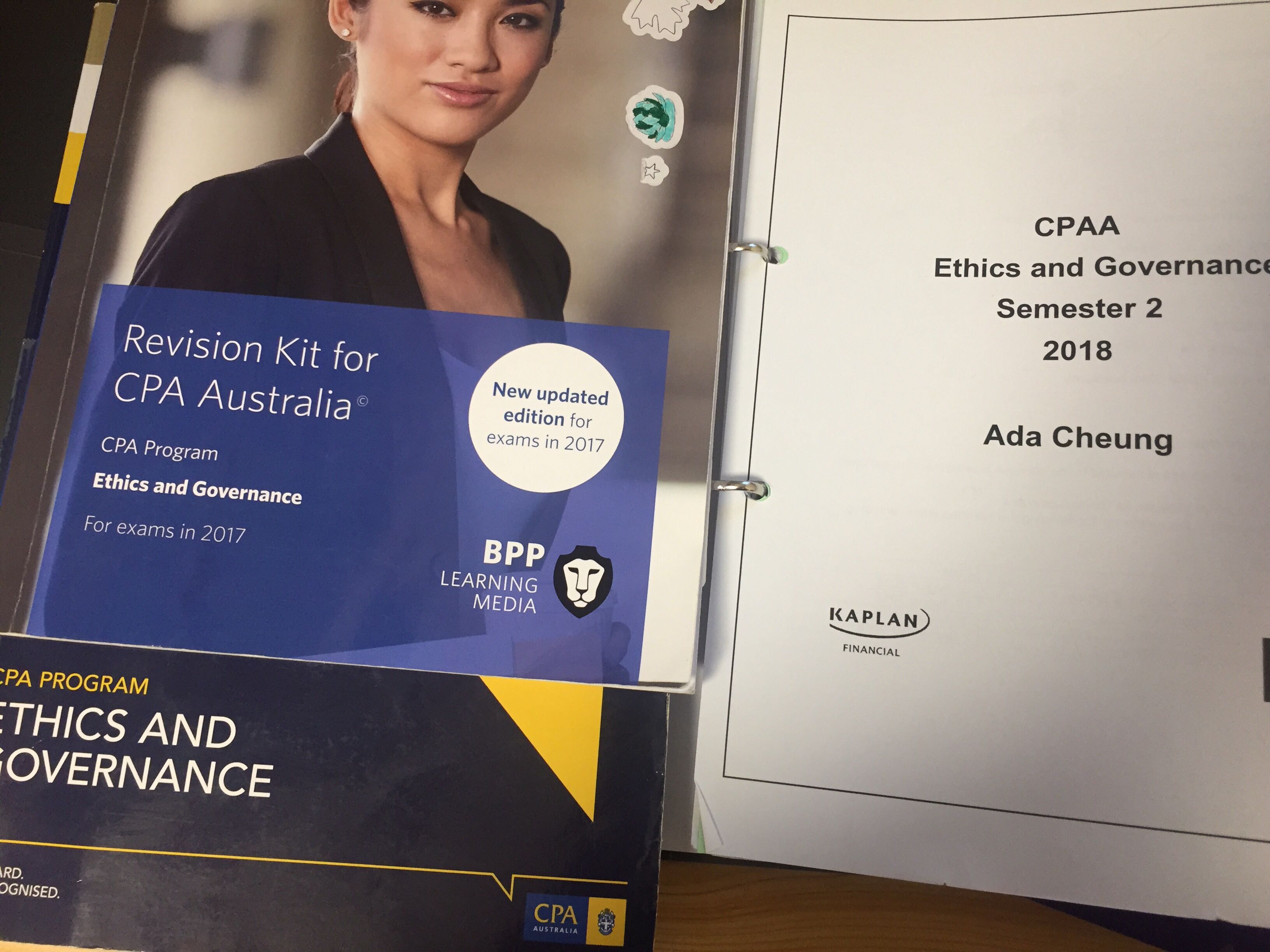 cpa-australia-ethic-governance-bpp-rev-kit-kaplan-notes