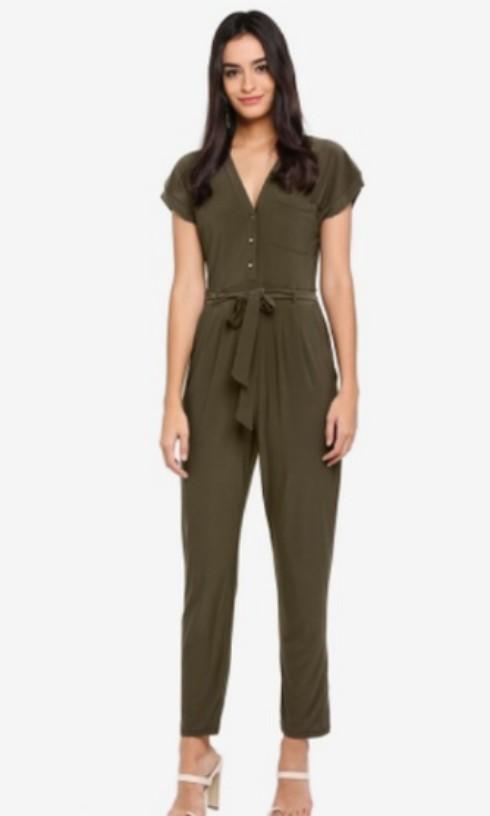 button through jumpsuit