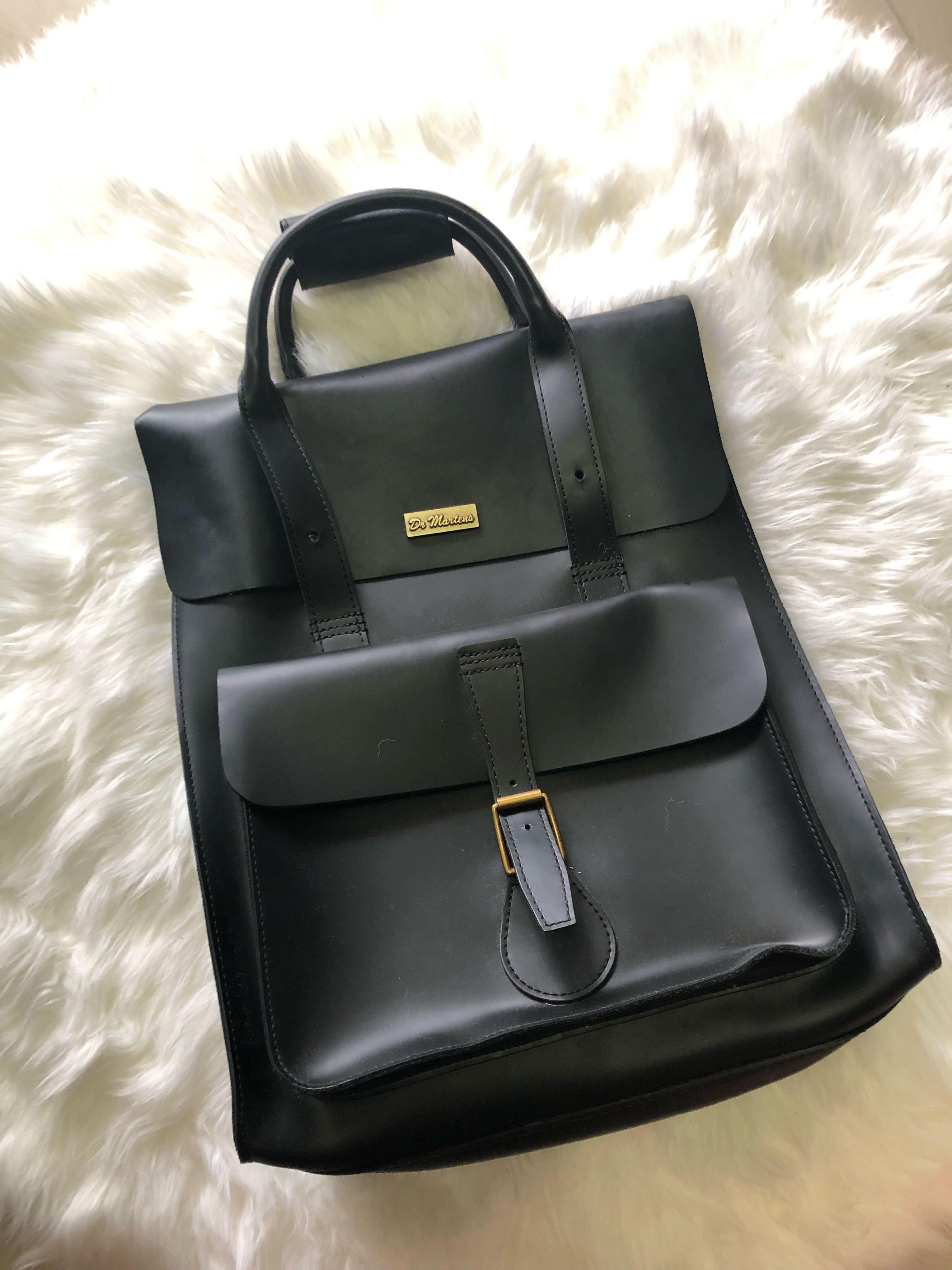 doc martens leather bag