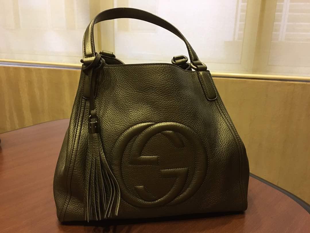 Soho leather shoulder 2025 bag