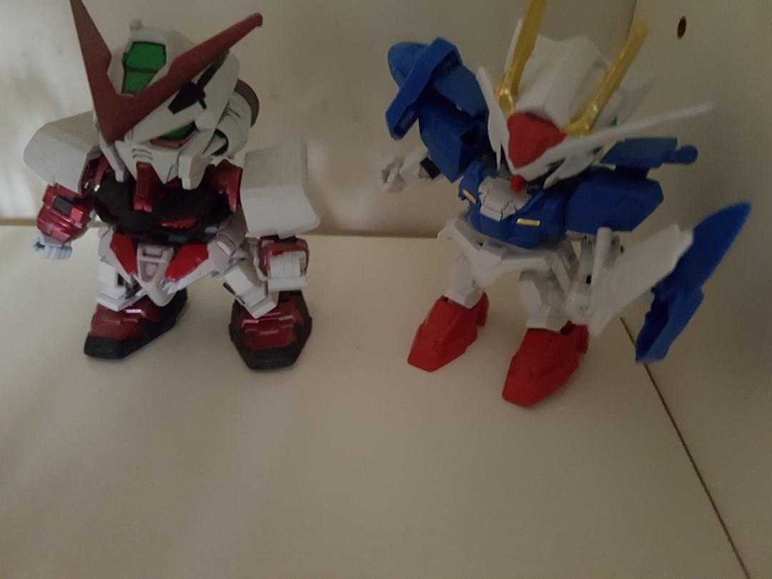 Gundam toys (Category: Gundam Model Kits) located in Singapore. Submitted by joleen2014 (Listing ID 235749852, Image 1). Description: 2 Gundam toys for sale. $4 each or $7 for both. check out also listing https://carousell.app.link/7F4oBG5T4ob.