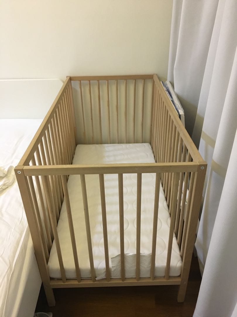 Ikea Sniglar Cot & Mattress, Babies & Kids, Baby Nursery & Kids Furniture, Cots & Cribs on Carousell
