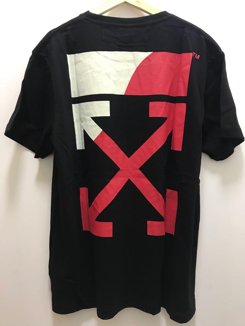 INSTOCK Off White 19SS Split Arrows Tee Men s Fashion Tops Sets Tshirts Polo Shirts on Carousell