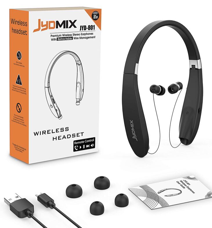wireless neckband earbud headset
