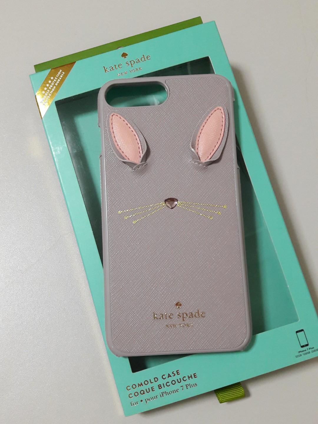 Kate Spade 'Bunny Applique' iPhone 7 Plus Leather Snap Case, Mobile Phones  & Gadgets, Mobile & Gadget Accessories, Cases & Sleeves on Carousell