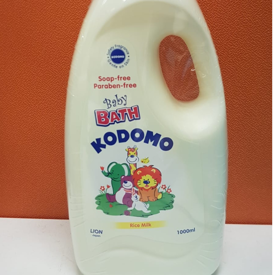 Kodomo Baby Bath Rice Milk Wash 1000ML, Beauty & Personal Care, Bath