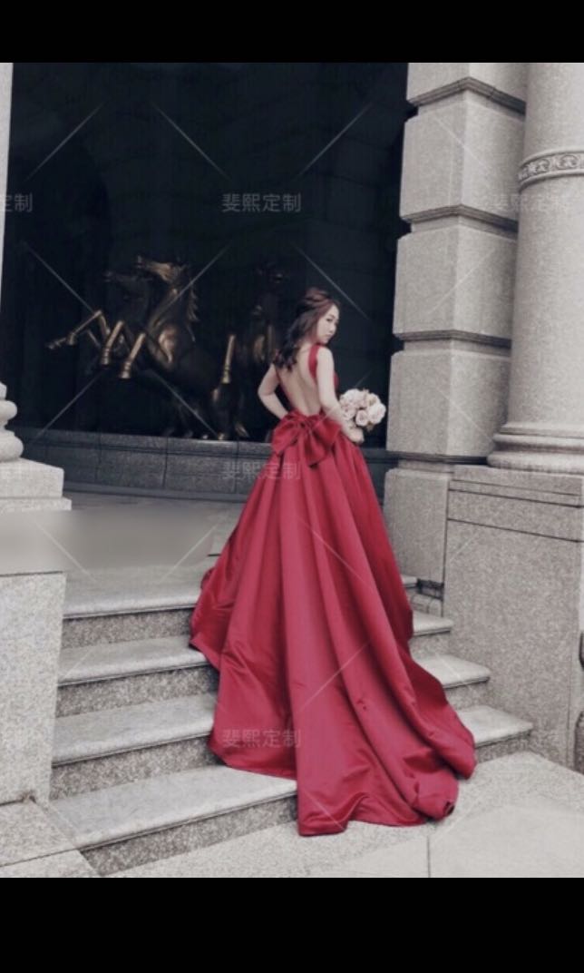 Korean Style Birthday Party Gowns Off Shoulder Strapless Graceful Evening  Dress Floor-Length Sleeveless Bow Formal Prom Dresses