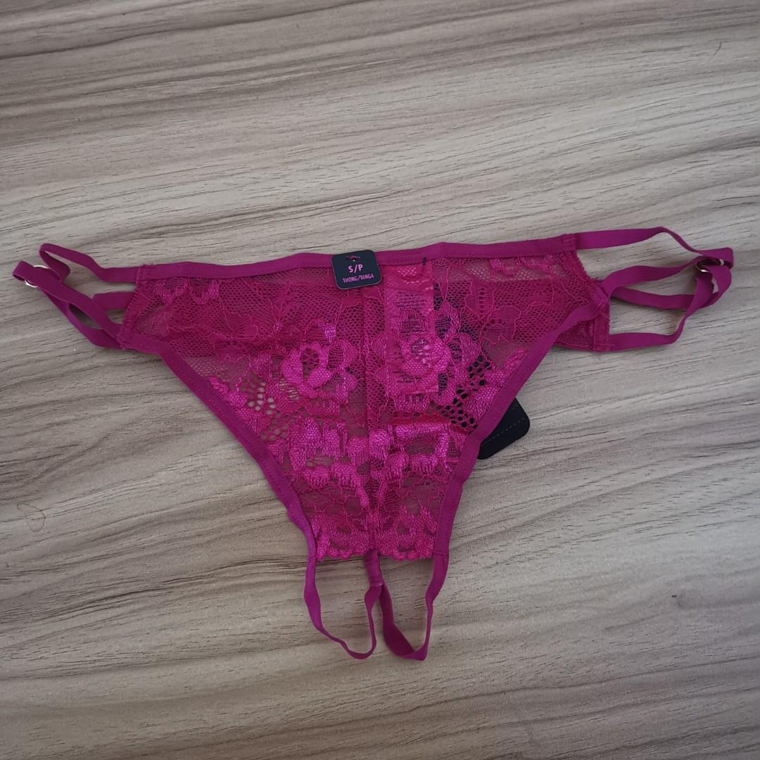 La Senza crotchless lace panties, Women
