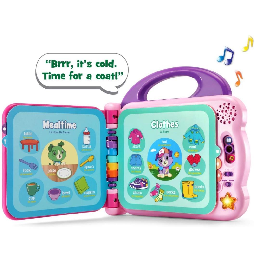 leapfrog scout and violet 100 words book bilingual