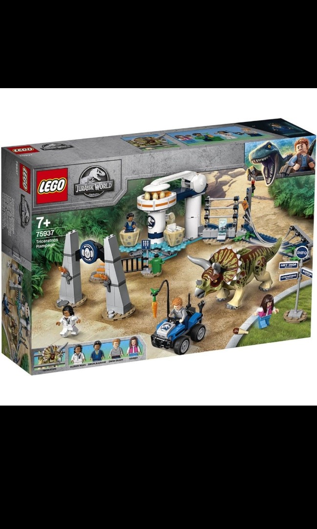 Lego jurassic world 75937 triceratops rampage Hobbies Toys Toys Games on Carousell