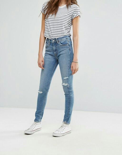 levis high waist skinny