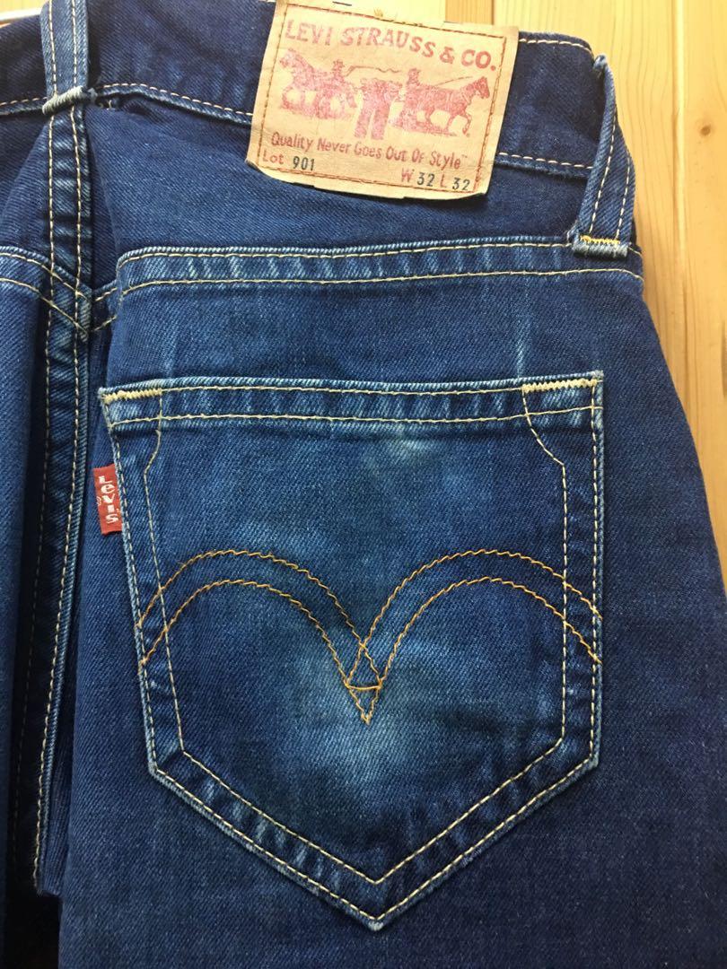 Levi's jeans 901 levis 牛仔褲, Men's 