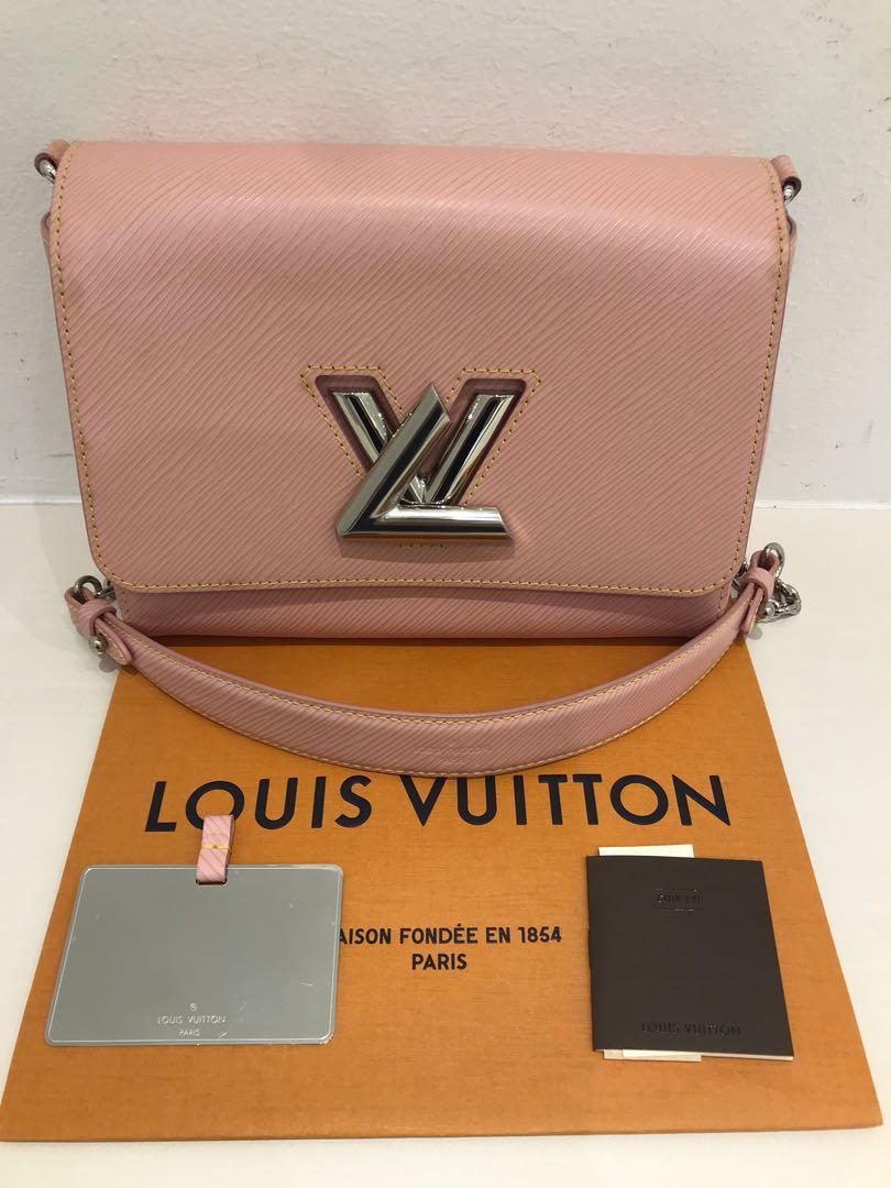 100% Authentic Louis vuitton Twist MM Epi Leather Pink