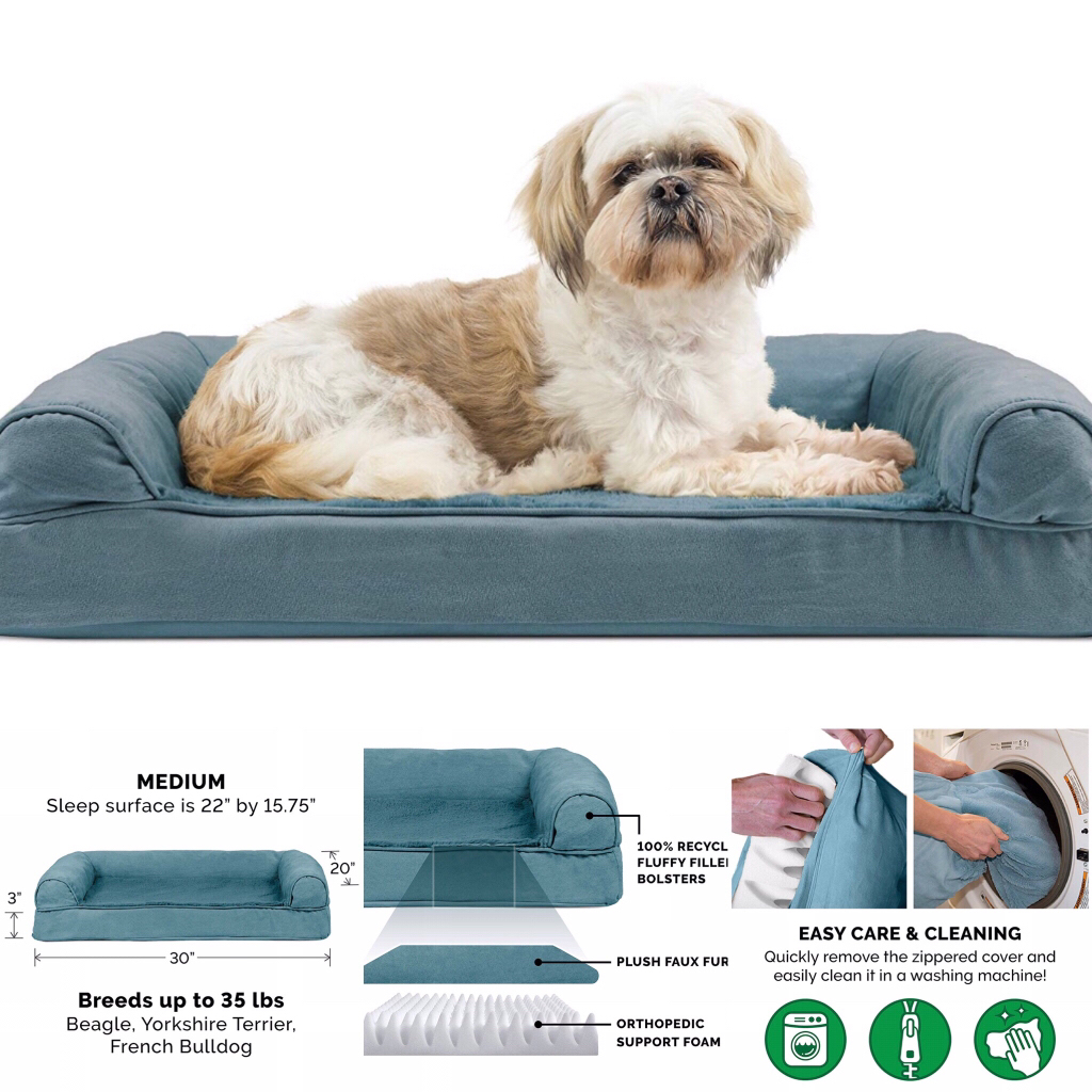 furhaven orthopedic dog couch