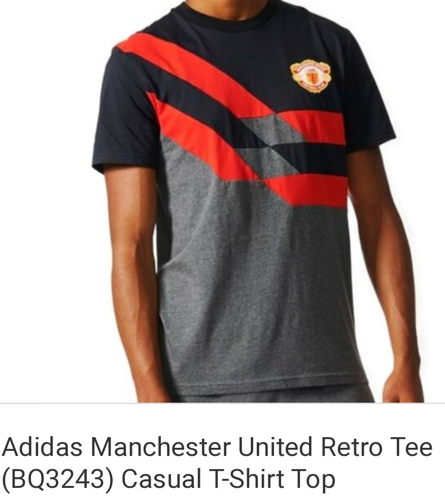 Manchester United Retro Casual T Shirt Top Sports Sports Apparel On Carousell