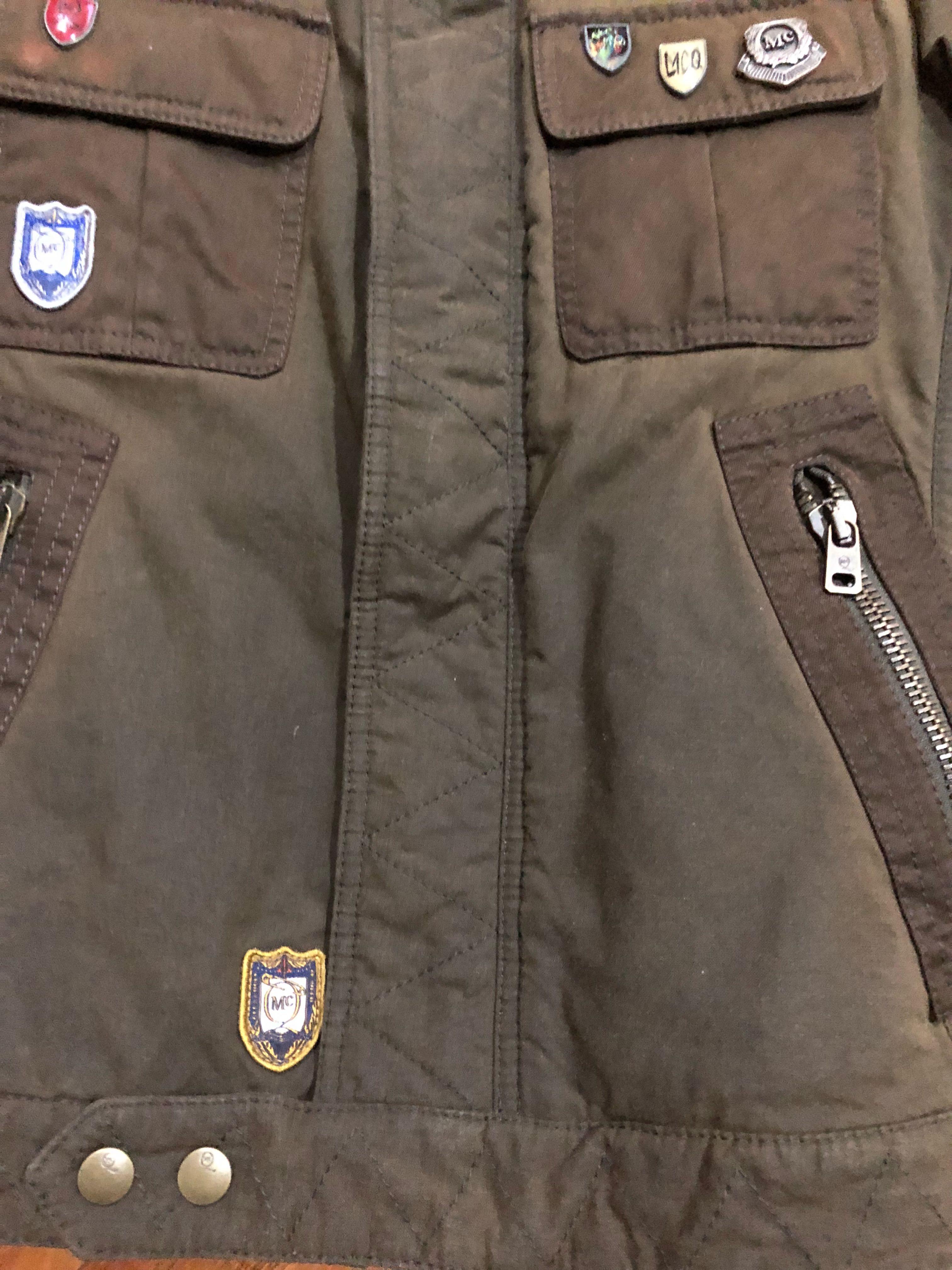 Mcq cotton canvas military parka on sale