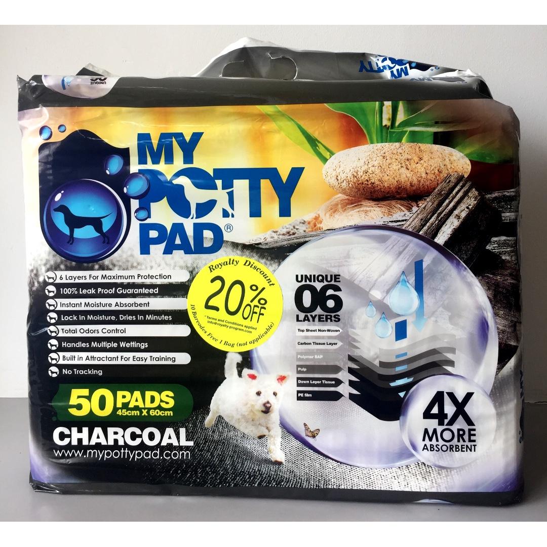 My potty pad charcoal sales
